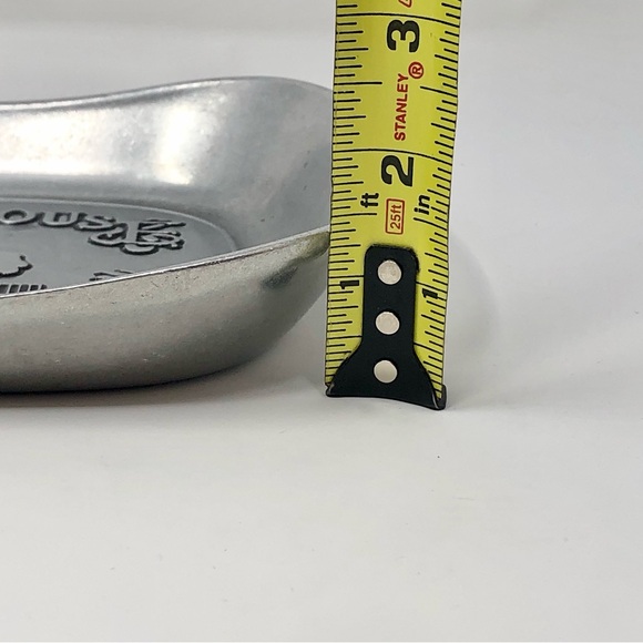 Vintage Pewter Wilton Armedale Bread Dish Decor "Bless This House" Serveware - Picture 9 of 9